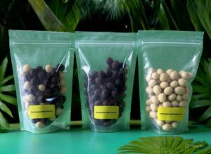 Gourmet Chocolate Covered Peaberry Beans - 8 ounce bag